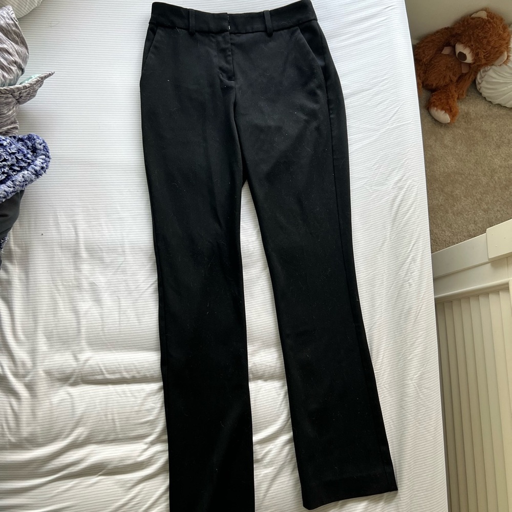 Express dress pants columnist, black, size 00 short